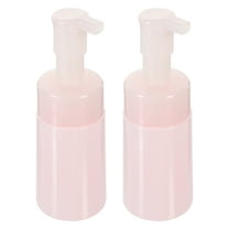 HOMEMAXS Pink PET Soap Dispenser Bottles with Foam Pump for Storage 100ml 2pcs