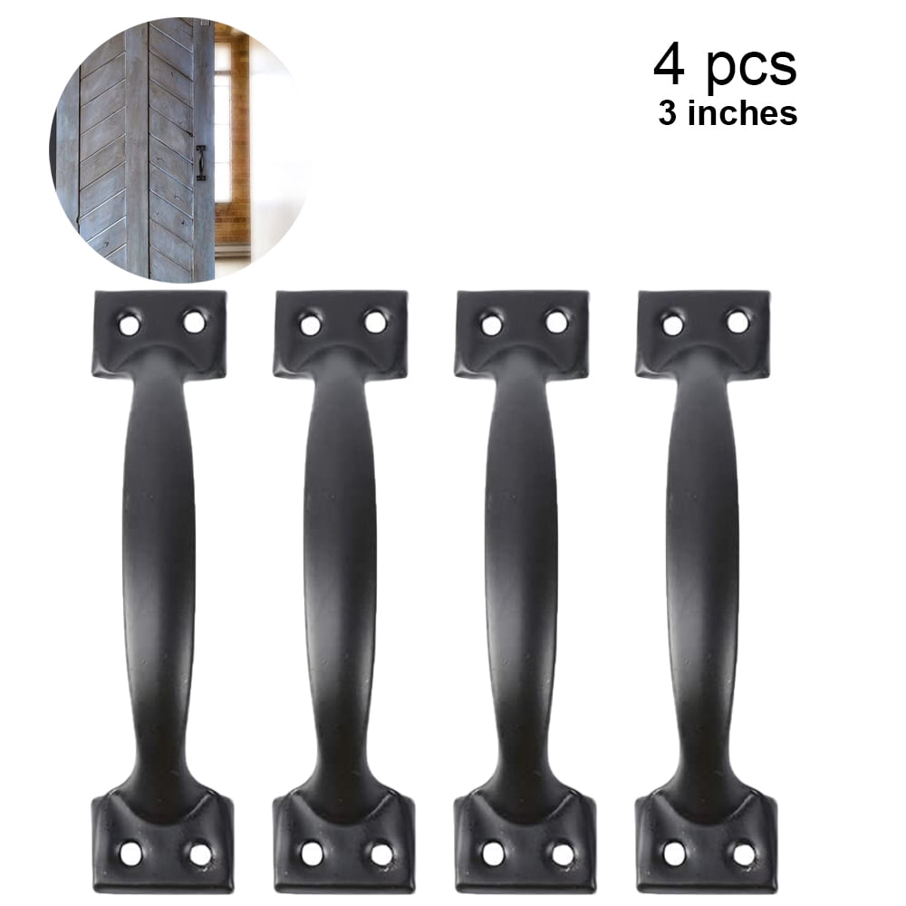 4 Packs Heavy Duty barn Door Handles,Rustic Cast Iron Rustic Vintage