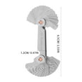 thumbnail image 2 of IFANLANDOR Calibrador De Rosca En Hierro Con Especificaciones Métricas 60 E 55, 2 of 7