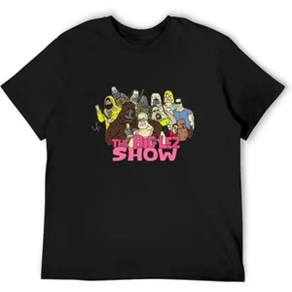 RARE The Big LEZ Show T-Shirt T Shirts Sports Fan T-Shirts Black T Shirts Black T Shi