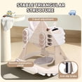 thumbnail image 4 of 5 in 1 Baby Walker for Boys Girls,Foldable,Music,Jumper,Rocking,Push W/ 3 Height Adjustable for Infant 6-18 Months,Beige, 4 of 7