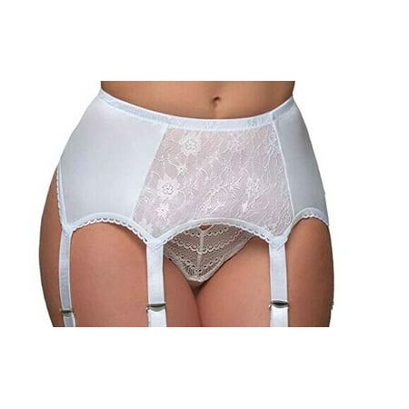 

Eyicmarn Women s Sexy Lace Six Claw Garter Adjustable FemaleThigh-Highs Stockings Garter Belt