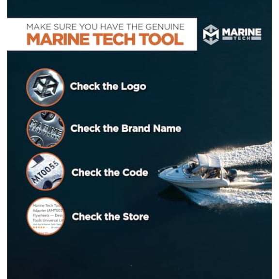 Marine Tech Tools Tilt Piston Wrench, Yamaha Tilt Piston Spanner Wrench, Fits Yamaha Two Stroke Tilt Piston, Removes Tilt Piston Without the Risk of Gouging