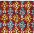 thumbnail image 4 of oneOone Organic Cotton Poplin Twill Fabric Swirl Ikat Print Fabric BTY 42 Inch Wide, 4 of 4