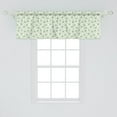 thumbnail image 2 of Ambesonne Nature Window Valance, Ivy Green Leaves, 54" X 18", Green Brown, 2 of 3