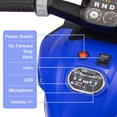 thumbnail image 3 of Erivess Kids Electric Motorcycle, 3 Wheel Ride on Trike for Boys Girls Ages 3-8, 6V Battery Powered Motorbike with LED Headlights and Storage Trunk, Blue Toddler Toy Car, Max Load 66 lbs, 3 of 6