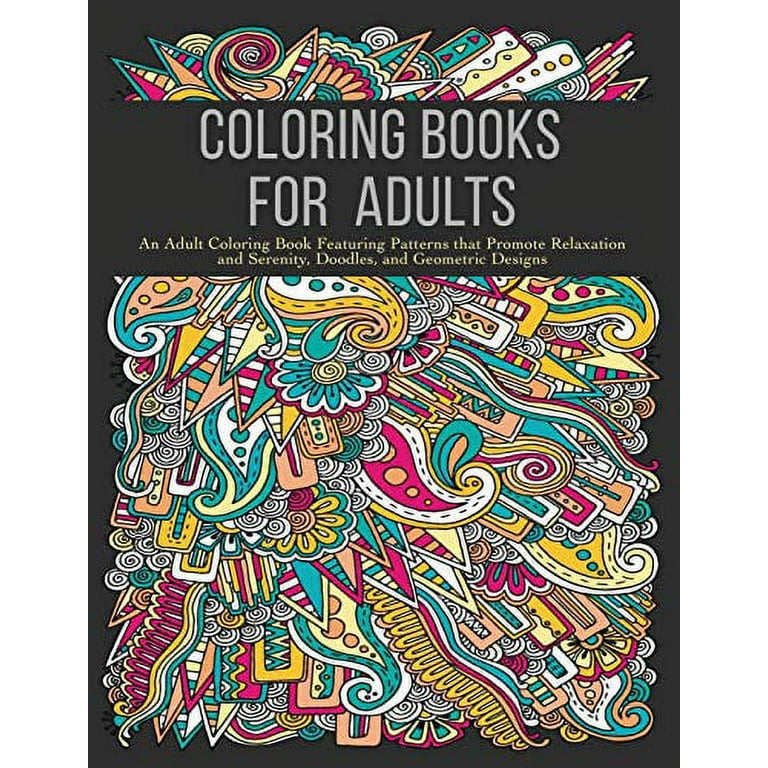 Bazic Adult Coloring Books Set (6 Books) - Northland Wholesale