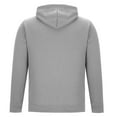 thumbnail image 4 of Men's Zip up Hoodies Running Jacket Cardigan Spring Fall Long Sleeve Fleece Sweatshirt Tops Casual Hooded Coats with Pockets Outerwear Lightweight Full Zip Sweatshirts, 4 of 5