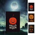 thumbnail image 7 of Moocorvic Halloween Garden Flag Happy 18x12 Halloween Pumpkin Garden Flag Double Sided Black Check Halloween Yard Flag for Garden Patio Lawn Outside Garden Decor, 7 of 7