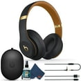 thumbnail image 1 of Beats Studio3 Écouteurs Sans Fil Circum-Auriculaires à Réduction de Bruit Bluetooth (Noir Minuit) avec Trousse de Nettoyage 6Ave, 1 of 8