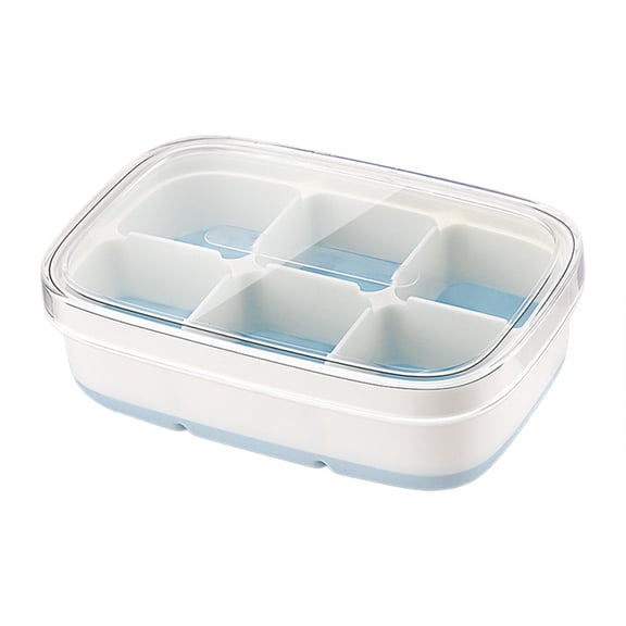 Small Ice Cube Tray Easy Release Ice Cube Mold With Lid Flexible Silicone 8 Ice Cube Tray Maker Compact DIY Small Ice Tray,Square Ice Cube,Ice Drinks