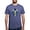 Heather Blue, variant on - Power Rangers Blue Ranger Go! Men's Deluxe T Shirt - Mens Tri-blend T-Shirt