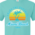 thumbnail image 4 of Inktastic Summer Enjoy the Sunshine Miami Beach Florida in Blue T-Shirt, 4 of 5