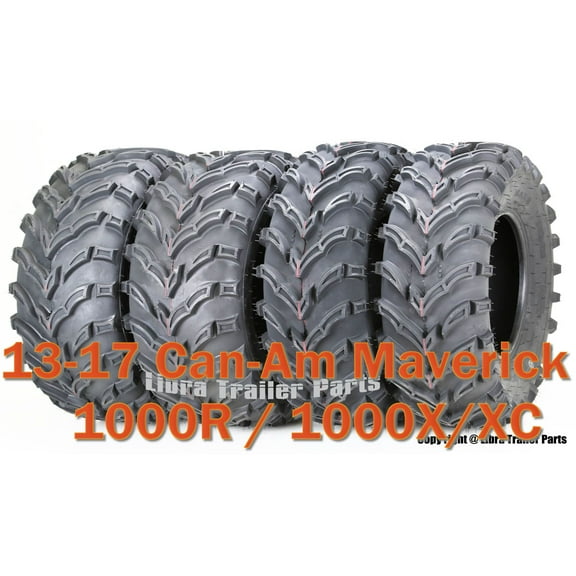 13-17 Can-Am Maverick 1000R/ 1000X/XC ATV Tire Set 27x9-12 & 27x11-12 /6PR