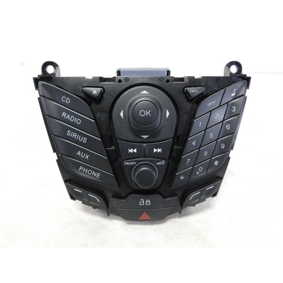 Pre-Owned 13 Ford Fiesta Radio Control Panel OEM LKQ - Verify Specific Vehicle Fitment In Description - (Good)