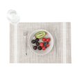 thumbnail image 1 of Pvc Sets de Table Table à Manger Set de Table Imperméable Résistant à la Chaleur Élégant Motif Rayé Idéal pour la Maison Cuisine Sets de Table Imperméables, 1 of 8