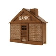 thumbnail image 2 of fastboy Count Savings In Style With Handmade Money Box Counter Hospital Bills Handmade Wooden Piggy Bank light Brown 2000EURO, 2 of 6