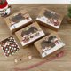 thumbnail image 2 of Matsuzay Caja de regalo de papel Kraft de Navidad de 12 piezas con accesorios Snacks Bolsa de embalaje de ventana transparente Estuche de Almacenamiento y organización del hogar, 2 of 6