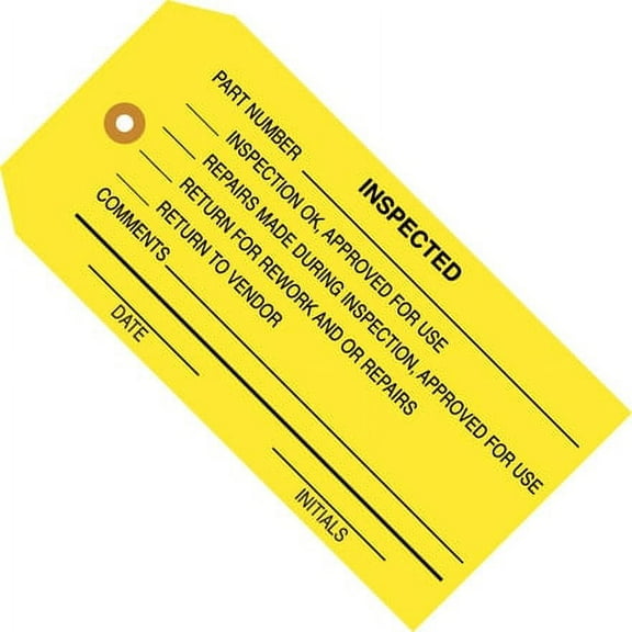 Inspection Tag