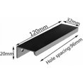 thumbnail image 5 of 10pcs Black Handles,invisible,matte Black Furniture Handles In Aluminum Alloy Center Distance 96mm, 5 of 5