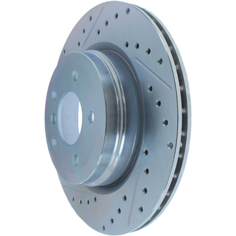 StopTech Select Sport 07-13 BMW 335i Slotted & Drilled Vented Right Rear Brake Rotor Fits select: 2013-2014 BMW X1, 2006 BMW 330