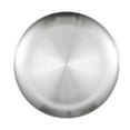 thumbnail image 3 of Platos de acero inoxidable para postres y aperitivos, platos de metal para cocina, platos para servir plata 20cm, 3 of 8