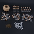 thumbnail image 4 of 150 Piezas Pequeñas Mini Frascos de Vidrio con Tapones de Corcho 5 Formas Pequeñas A la Deriva de Deseos Manualidades Proyectos de Bricolaje, 4 of 5