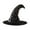A, variant on ​​GiLiling Novelty Adult-Sized Witch Hat Accessory​​ | Themed Headwear for Halloween Costume Parties and Spooky Event Character Ensembles, Black Witch Costume Hat Accessory