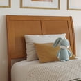 thumbnail image 3 of Portland Twin Wood Foundation Bed Frame with Matching Footboard Light Toffee, 3 of 10