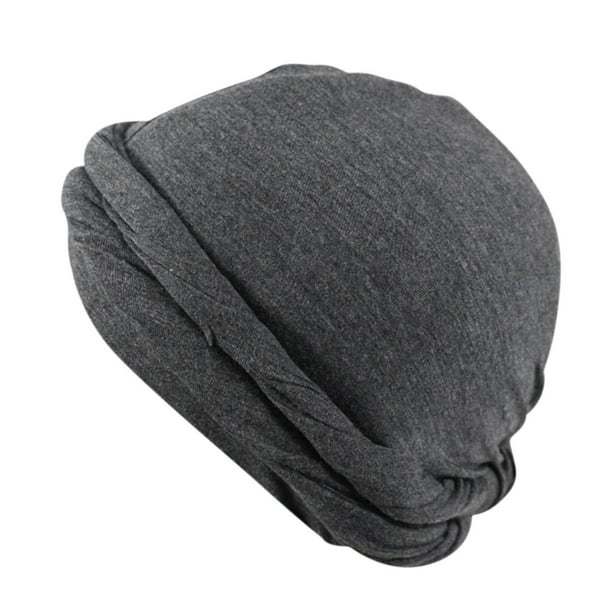 Turbante para hombre, bufanda con forro de seda satinada, turbante tipo camiseta para rastas.