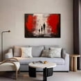 thumbnail image 5 of Abstract Art Modern Decorative Painting Back Of A Family Of Three Framed Canvas Poster Bedroom Decor Sports Landscape Office Room Decor Gift,Frame-style,24x36inch(60x90cm), 5 of 8