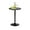 Black, variant on Pub Round Bar Table Height Adjustable with MDF Top, 23.6" Small Breakfast Dining Tables Modern Cocktail Bar Table with 360 Swivel for Suitable, Kitchen, Living Room, Restaurant White