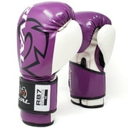 قفازات RIVAL Boxing RB7 Fitness Plus Hook and Loop Bag - كبيرة - أرجوانية / بيضاء