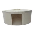 thumbnail image 3 of Cesta de almacenamiento de esquina triangular, contenedor portátil para ropa de interior, ideal para el dormitorio. 38cmx38cmx23cm Beige, 3 of 9