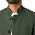 thumbnail image 4 of Langwyqu Stand Collar Men Solid Color Long Sleeved Buttons Blazer Coat, 4 of 5