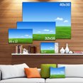 thumbnail image 3 of Prairie Verte et Ciel Bleu - Impression sur Toile Paysage, 3 of 4