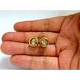 thumbnail image 4 of 4.00CT NATURAL UNTREATED CATS EYE CLIP EARRINGS 14KT OMEGA, 4 of 7