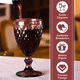 thumbnail image 2 of Juego 6 Copas Vino Agua Cristal Labrado Vidrio, Violeta, 2 of 5