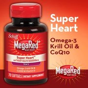 UPC 020525950291 product image for Schiff MegaRed Super Heart, 70 Softgels 3 in 1 - Omega-3 Krill Oil + CoQ10 + Vit | upcitemdb.com