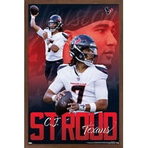 NFL Houston Texans - C.J. Stroud 24 Wall Poster, 14.725" x 22.375" Framed