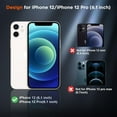 thumbnail image 2 of YWC-pour iPhone 12 Étui [Compatible avec MagSafe], Protection Robuste Antichoc 3 Couches, Résistant aux Chutes et Charge Sans Fil (Aqua, iPhone 12/iPhone 12 Pro), 2 of 4