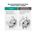 thumbnail image 3 of 2pcs/Set Ladies' Rose Gold Dual Rows Of Diamond Inlay Hollow Out Watch Protective Case + Clear Hard Glass Screen Protector For Samsung Galaxy Watch 4 5 6 Series (40/44mm), 3 of 4