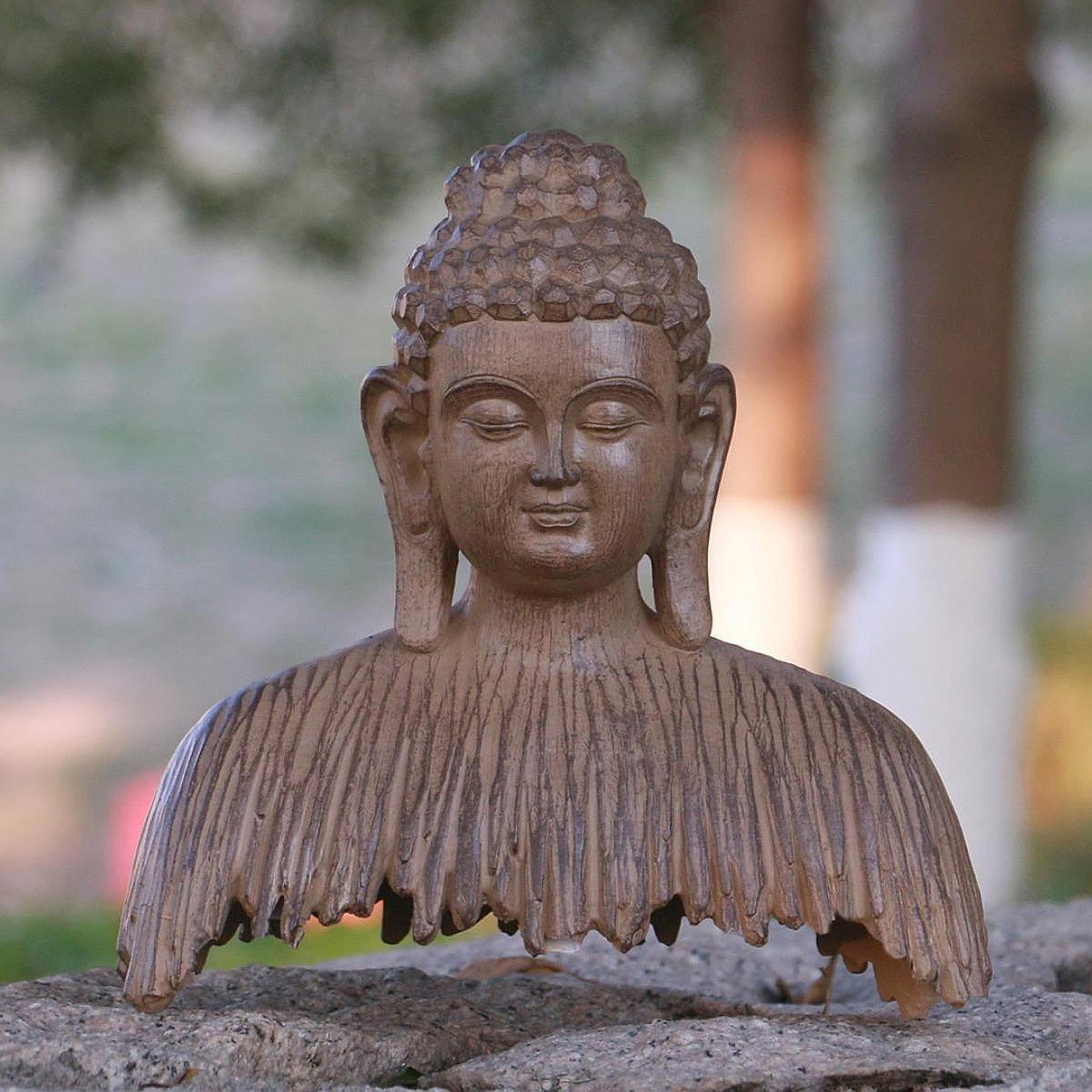 colaxi Buddha of The Statue of The Statue of The Resin Desktop Garden, Figure of Buddha, Decorative Sculpture for The Shelf of The Porch Cabinet
