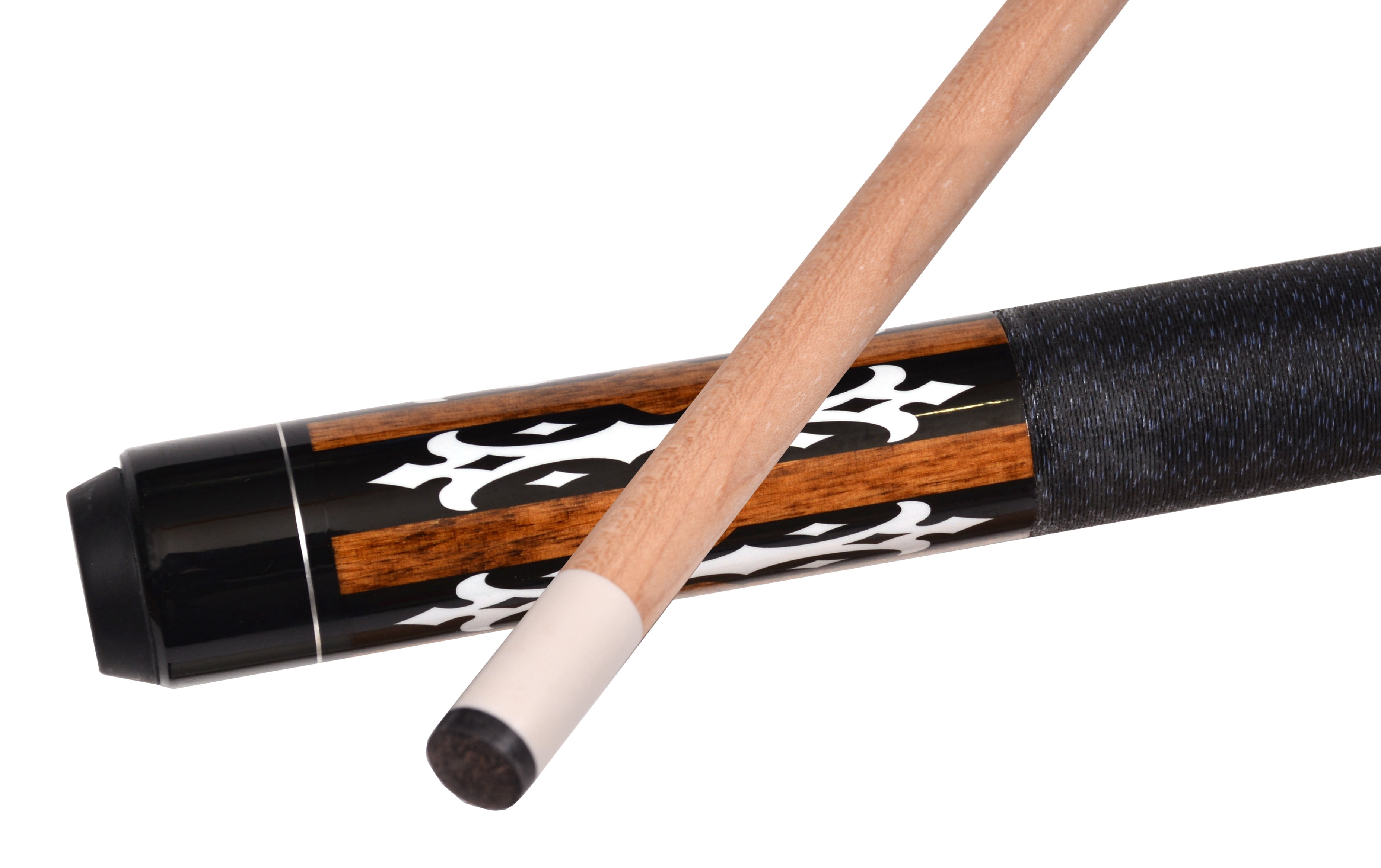 ISZY Billiards 2-Piece 58" Hardwood Maple Pool Cue With Steel Joint - 18-21oz, Pink