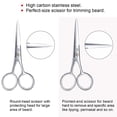 thumbnail image 5 of Professional Men's Grooming Kit, 4-in-1 Beard and Mustache Trimming Set with 2 Stainless Steel Scissors & 2 Combs for Travel & Home Styling, 5 of 6