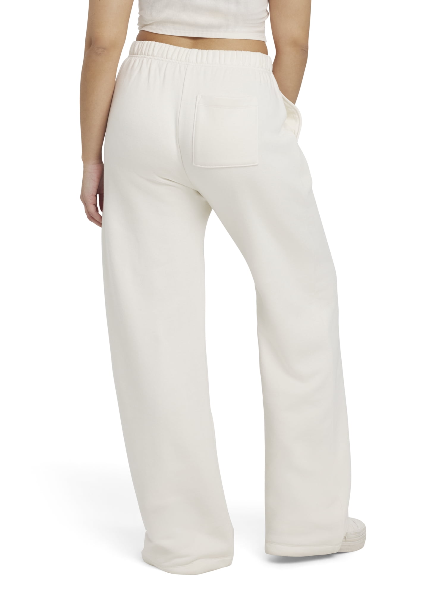 Mills by Millie Bobby Brown Women's Fleeced Terry Wide Leg Pants, Sizes XXS-XXL
