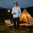 thumbnail image 7 of Mens Oversized Zip Up Hoodies Fleece Sweatshirts Long Sleeve Solid Jacket with Pockets, 7 of 7