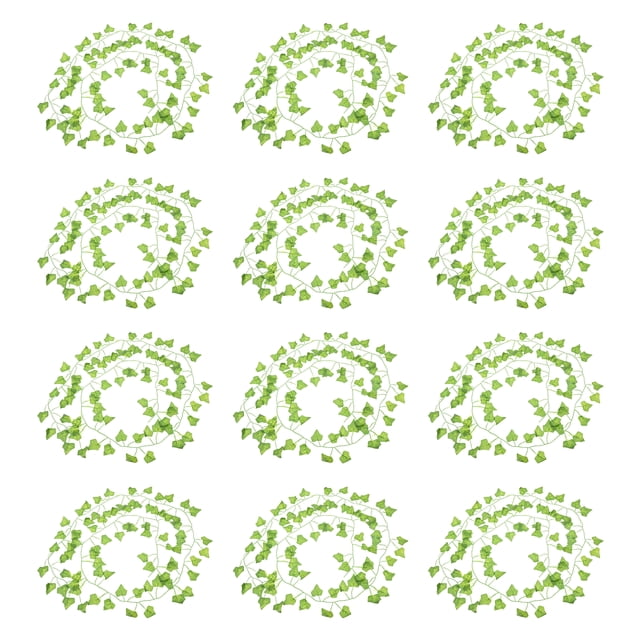 12Pcs Artificial Ivy Vines Fake Ivy Leaves Artificial Ivy Garlands Pendant