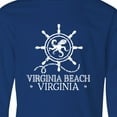 thumbnail image 4 of Inktastic Virginia Beach VA Nautical Long Sleeve Youth T-Shirt, 4 of 5