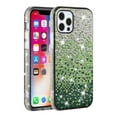 thumbnail image 5 of For iPhone 12 Pro Max 6.7 Party Diamond Bumper Bling Hybrid Case Cover - Green, 5 of 5